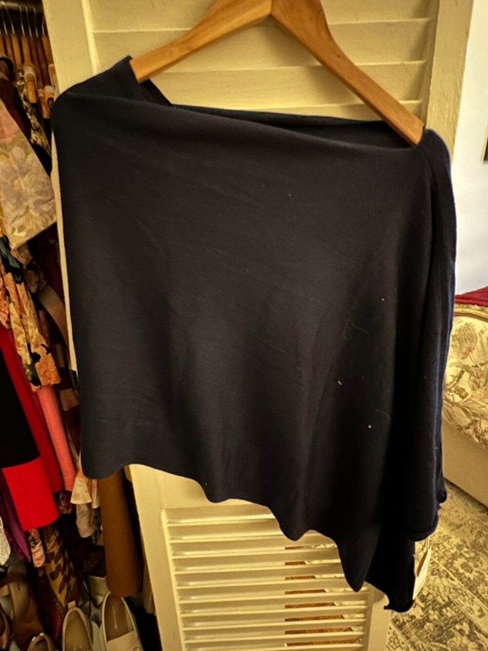 Navy Pashmina
